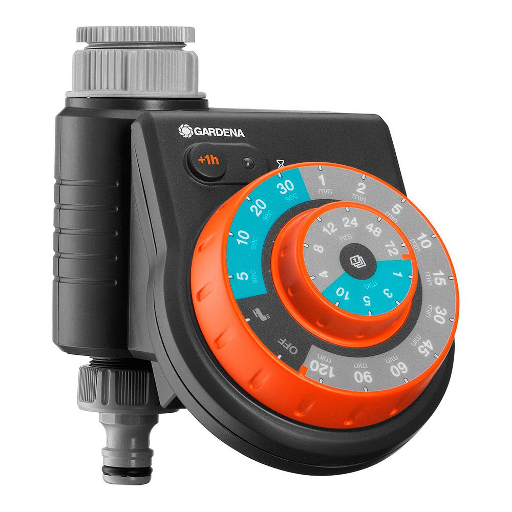 Reloj de riego para jardinería.