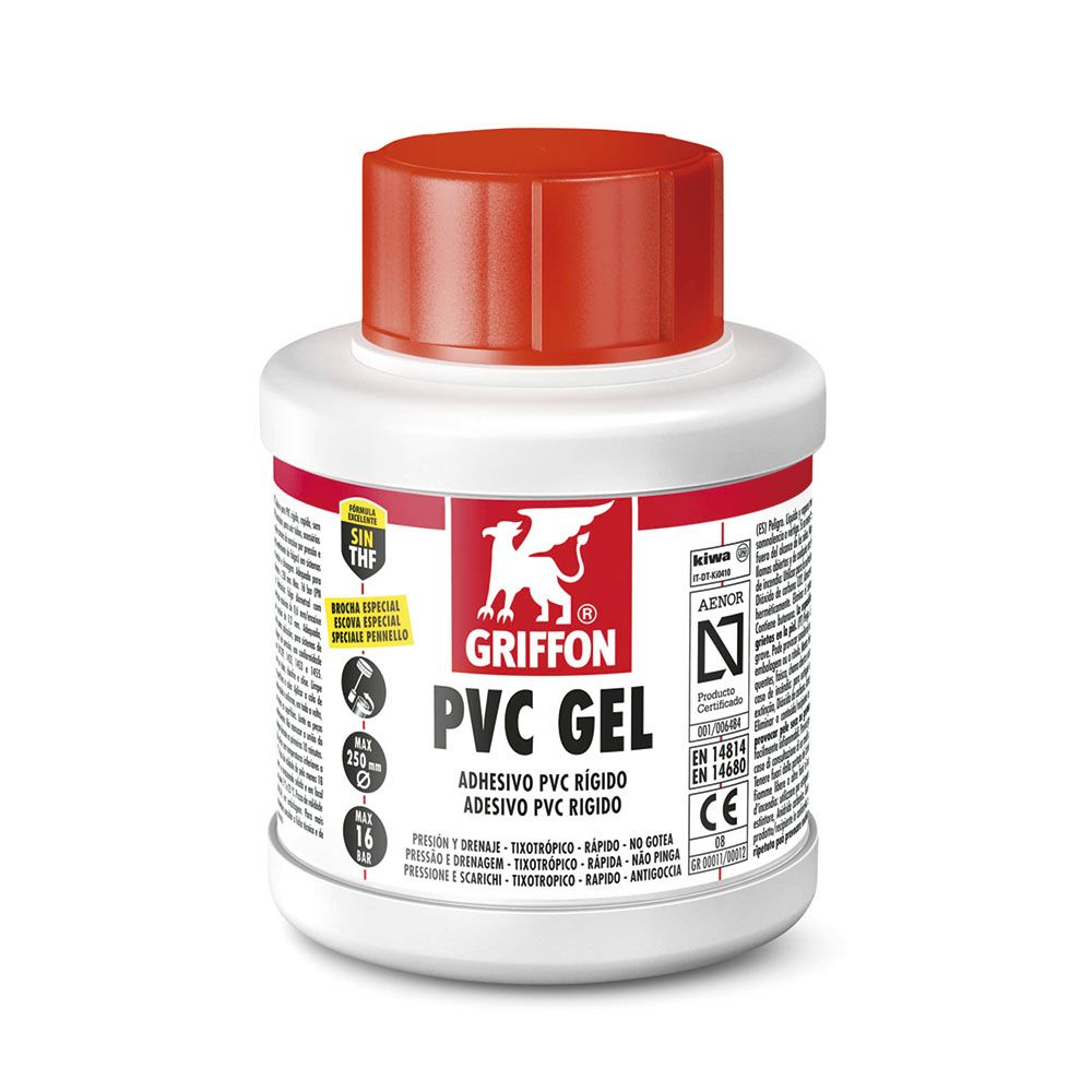 Bote de adhesivo pvc.