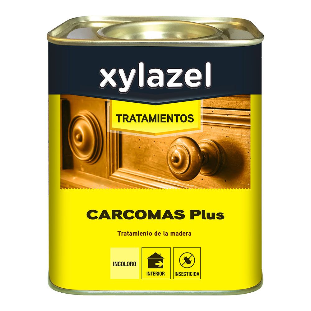 Bote de tratamiento de carcoma para la madera.